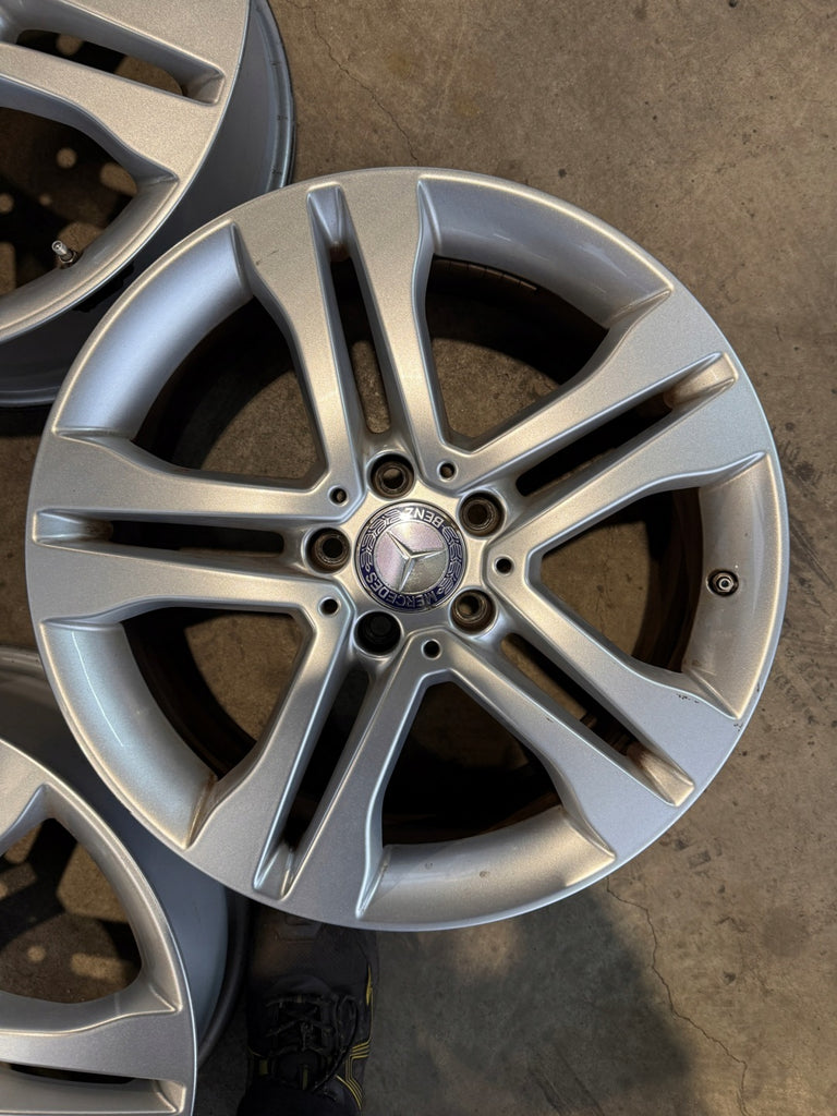4x Alufelge 18 Zoll 7.0" 5x112 46ET Glanz Silber A1564010102 Mercedes-Benz FEL1837969382vy