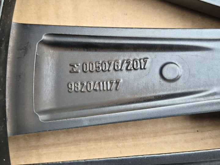 1x Alufelge 19 Zoll 7.5" 5x112 42ET Matt Grau 9820411177 Peugeot Ii Rim Wheel FEL3029077911cz