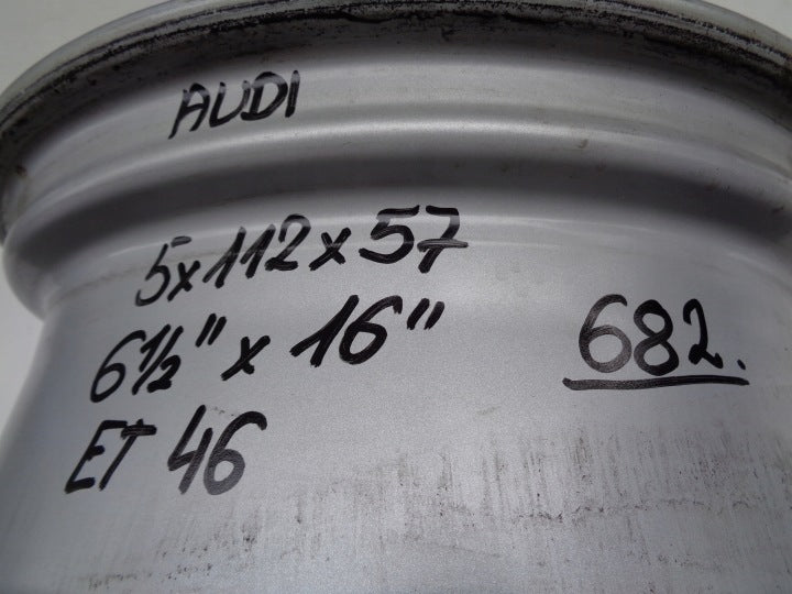 1x Alufelge 16 Zoll 6.5" 5x112 46ET 8V0601025BM Audi Rim Wheel FEL4069222375vo