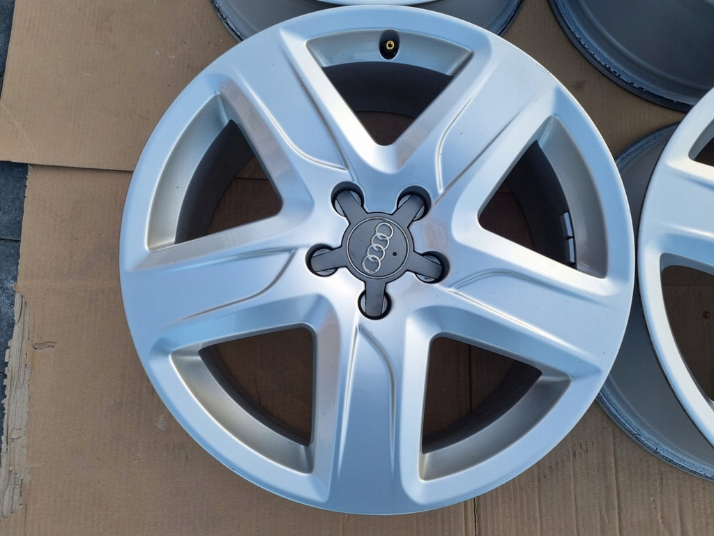 4x Alufelge 18 Zoll 7.0" 5x112 38ET Glanz Silber 4G9601025C Audi A6 C7 B8 FEL1025681050jl
