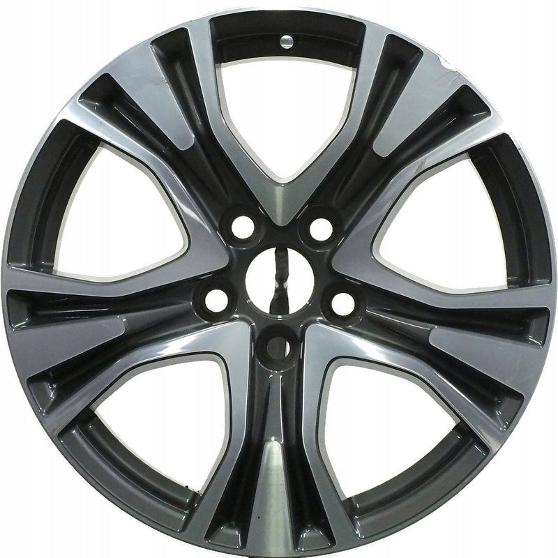 1x Alufelge 17 Zoll 7.0" 5x114.3 39ET Glanz Graphit PZ49M-X0670- Mg Rav