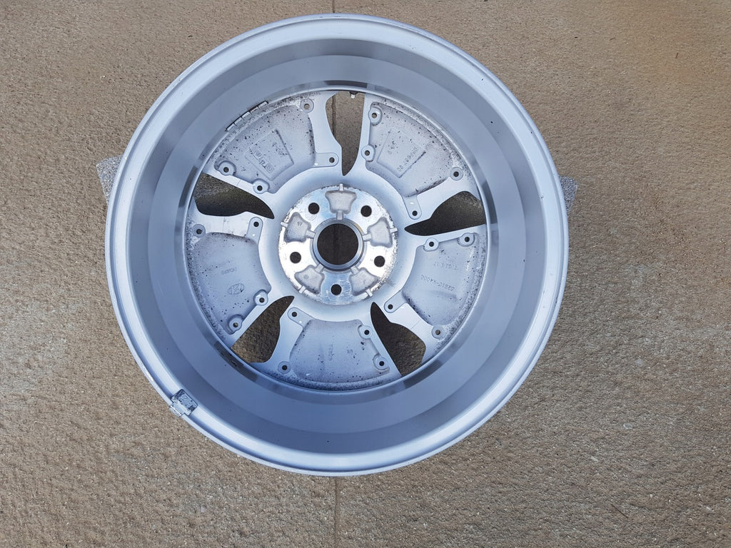 1x Alufelge 17 Zoll 7.0" 5x112 50ET Glanz Schwarz 52910-K4000 Hyundai Kona