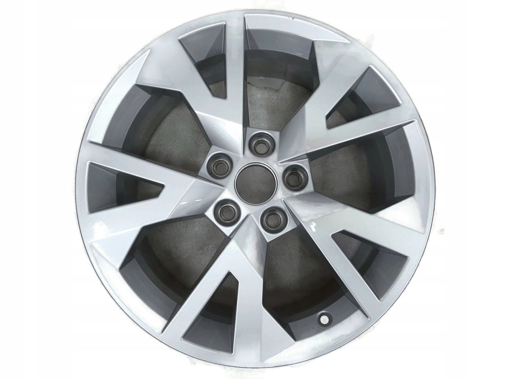 1x Alufelge 17 Zoll 7.0" 5x112 45ET Glanz Silber 5E0601025 Skoda Octavia Iii