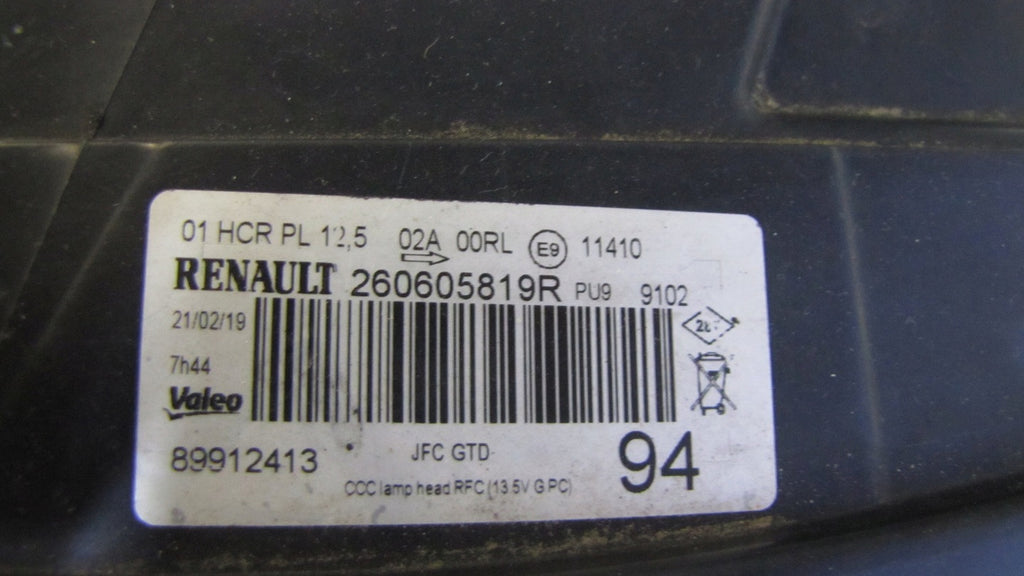 Frontscheinwerfer Renault Espace I V 260605819R Full LED FALSE Headlight SCH3760621741qb