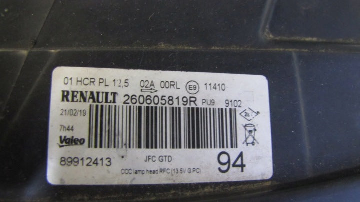 Frontscheinwerfer Renault Espace I V 260605819R Full LED Links Headlight SCH3760621741qb