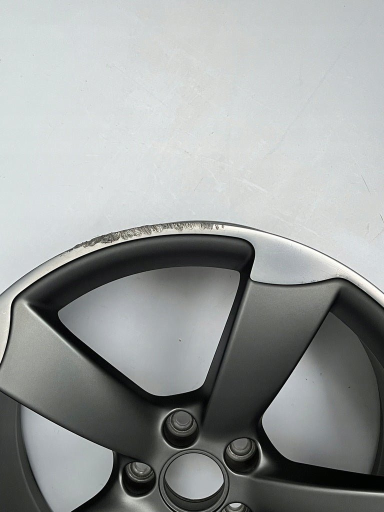 1x Alufelge 19 Zoll 9.0" 5x112 33ET Glanz Silber 8T0601025CD Audi A5 Rim Wheel FEL5217486856wg