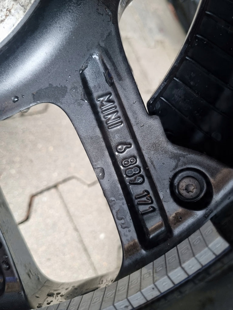 1x Alufelge 17 Zoll 7.0" 5x112 54ET Glanz Graphit 6889171 Mini Rim Wheel