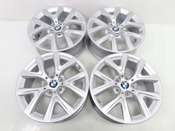 4x Alufelge 17 Zoll 6.5" 5x112 39ET Glanz Silber 6856076 BMW F39 X1 F48 FEL1422649351td