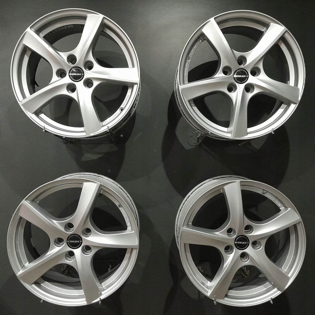 4x Alufelge 17 Zoll 7.0" 5x112 47ET Silber KBA50286 Audi Tt Rim Wheel FEL5483930259mo
