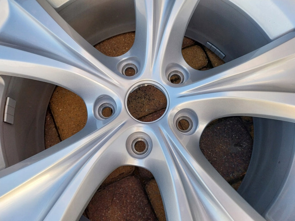 1x Alufelge 17 Zoll 7.5" 5x112 46ET Silber 5FA601025C Seat Leon Rim Wheel FEL9521034441pw