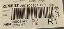 Laden Sie das Bild in den Galerie-Viewer, Frontscheinwerfer Renault Talisman 260100184R LED Rechts Scheinwerfer Headlight SCH4830519988ql