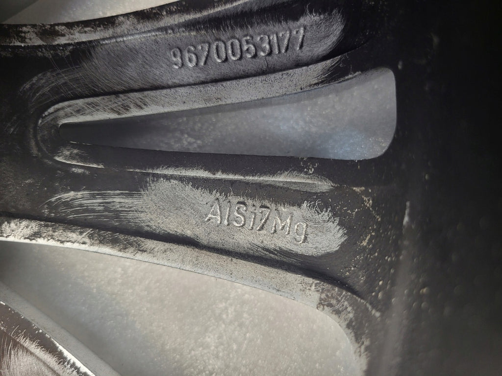 1x Alufelge 16 Zoll 7.0" 4x108 29ET Glanz Silber 9670053177 Citroën C4 Ii FEL7758223558me