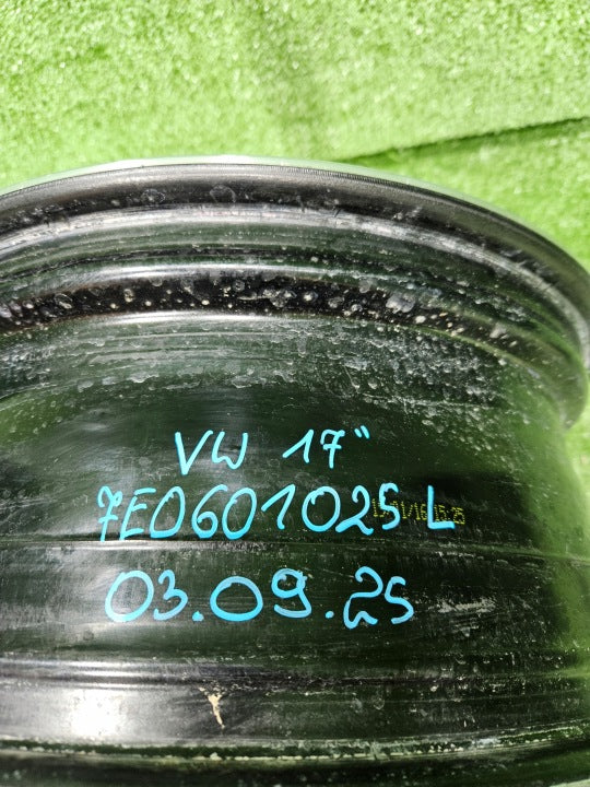 1x Alufelge 17 Zoll 7.0" 5x120 7E0601025L VW Multivan Caravelle Rim Wheel FEL5917457009im