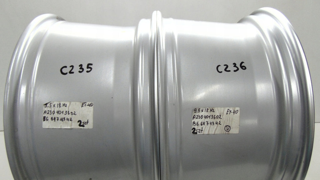 1x Alufelge 18 Zoll 9.5" 5x112 40ET Glanz Silber A2304013602 Mercedes-Benz Cls FEL4496188707lm