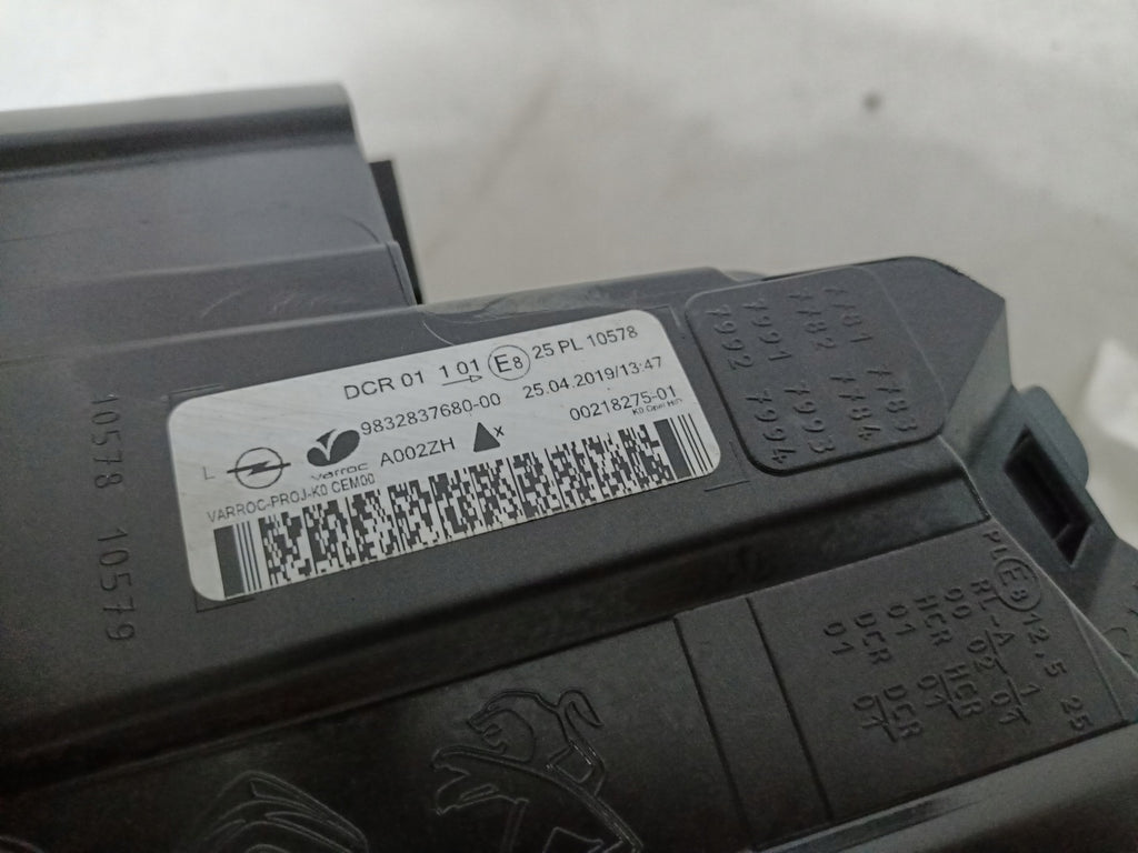 Frontscheinwerfer Opel Vivaro C Zafira Life 9832837680 Xenon Rechts oder Links