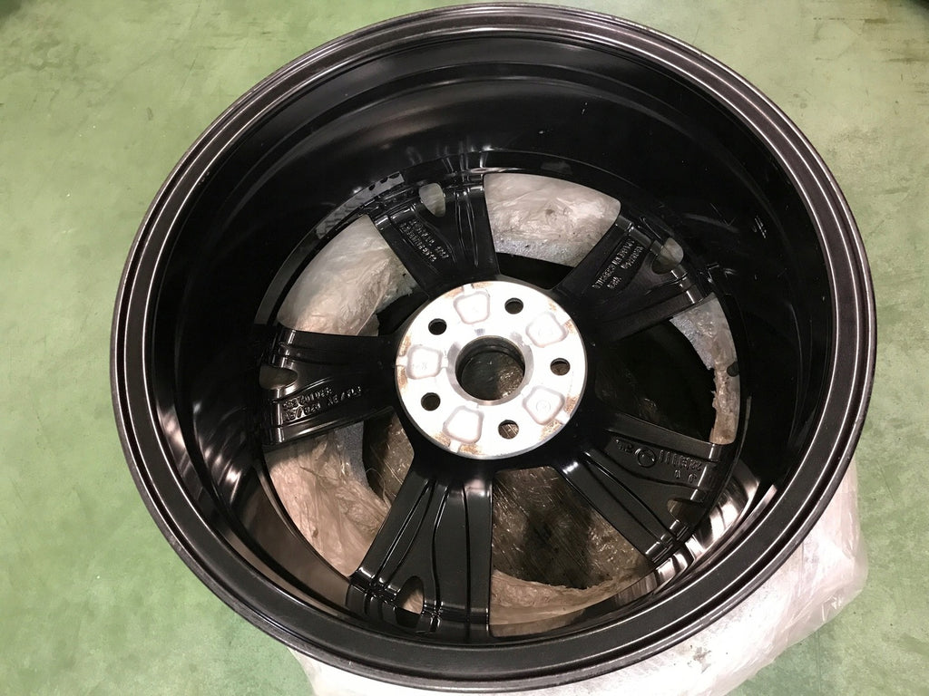 1x Alufelge 17 Zoll 6.5" 5x112 46ET Glanz 5E3601025AE Skoda Rim Wheel