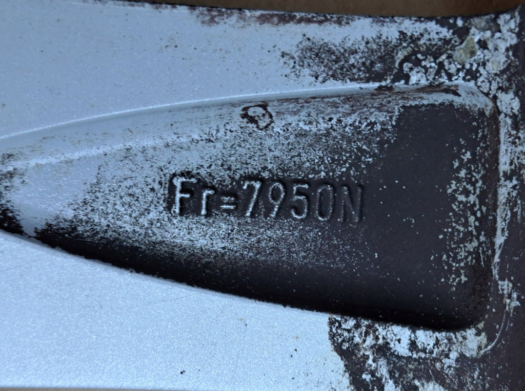 1x Alufelge 18 Zoll 8.0" 5x130 53ET Glanz Silber 7P5601025 Porsche Cayenne FEL4553343106vm