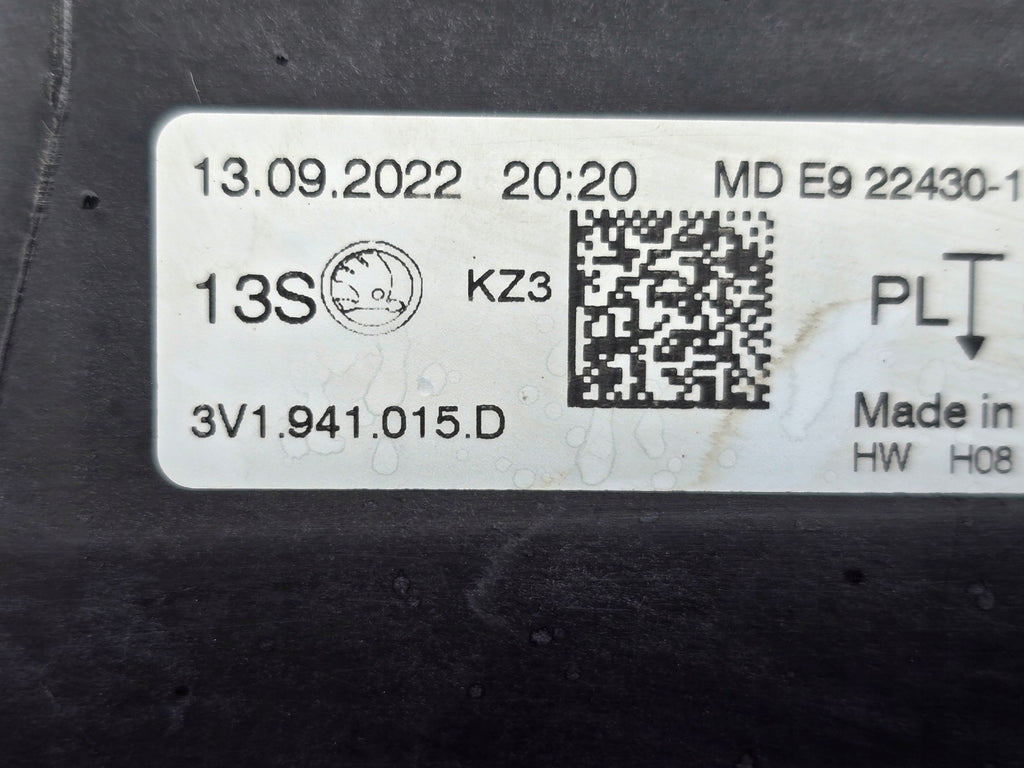 Frontscheinwerfer Skoda Superb III 3V1941015D LED Ein Stück (Rechts oder Links)