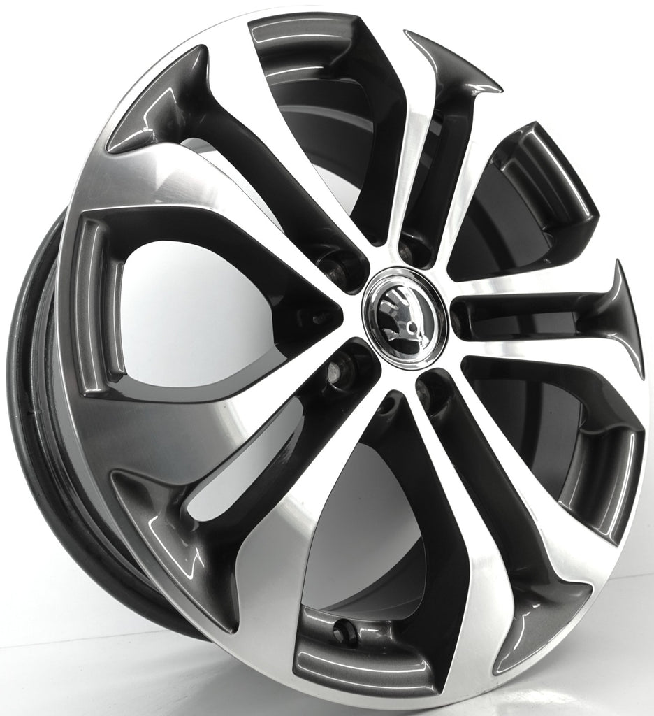 4x Alufelge 17 Zoll 7.5" 5x112 36ET Glanz Graphit Mercedes-Benz Glc X253 Mg I FEL8676744834oj