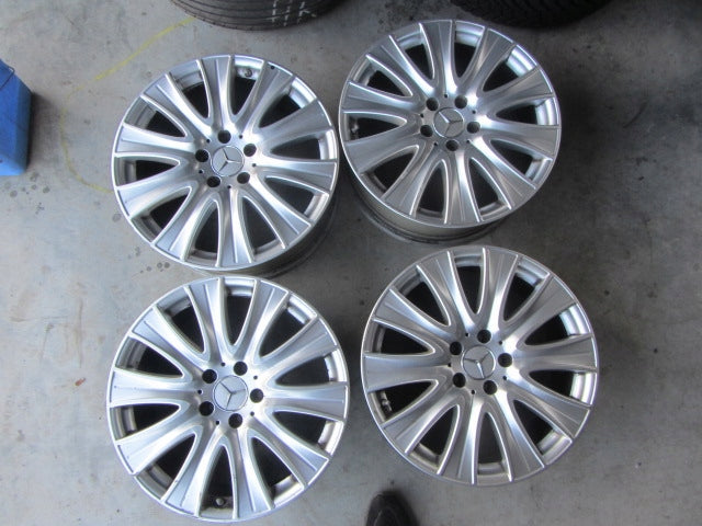 4x Alufelge 18 Zoll 8.0" 5x112 41ET Glanz Silber A2224010902 Mercedes-Benz FEL7274185206br