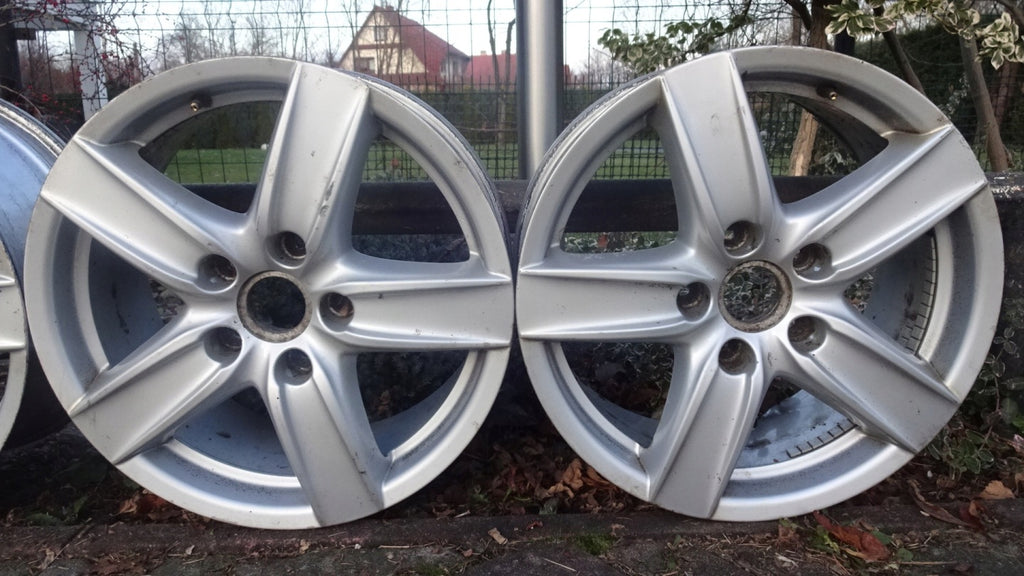 4x Alufelge 18 Zoll 7.0" 5x130 53ET Silber 4F0601025D Ac Q7 Rim Wheel FEL9032403028lu