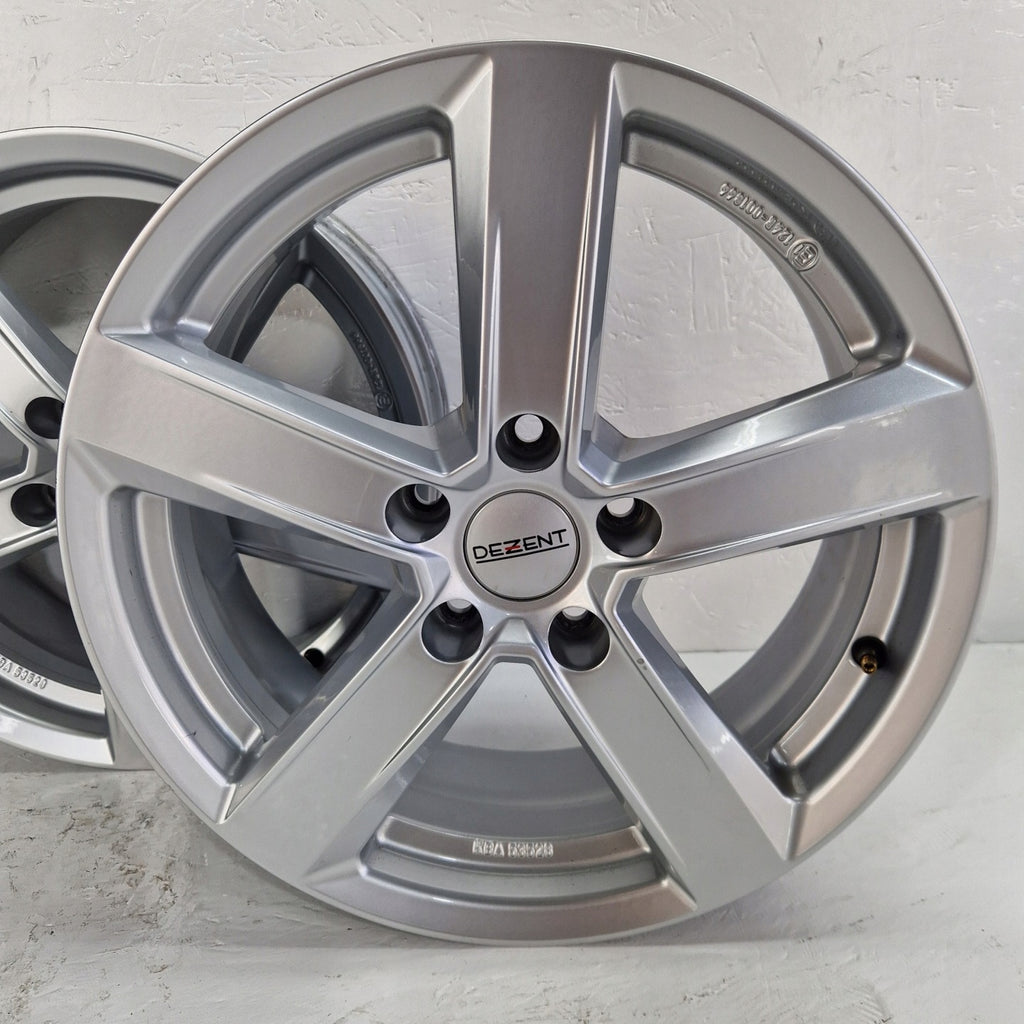 4x Alufelge 17 Zoll 6.5" 5x112 43ET Silber KBA53528 Rim Wheel FEL2490580143xz
