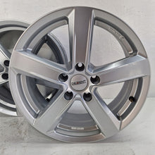 Load image into Gallery viewer, 4x Alufelge 17 Zoll 6.5" 5x112 43ET Silber KBA53528 Rim Wheel FEL2490580143xz