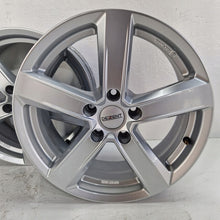 Laden Sie das Bild in den Galerie-Viewer, 4x Alufelge 17 Zoll 6.5" 5x112 43ET Silber KBA53528 Rim Wheel FEL2490580143xz