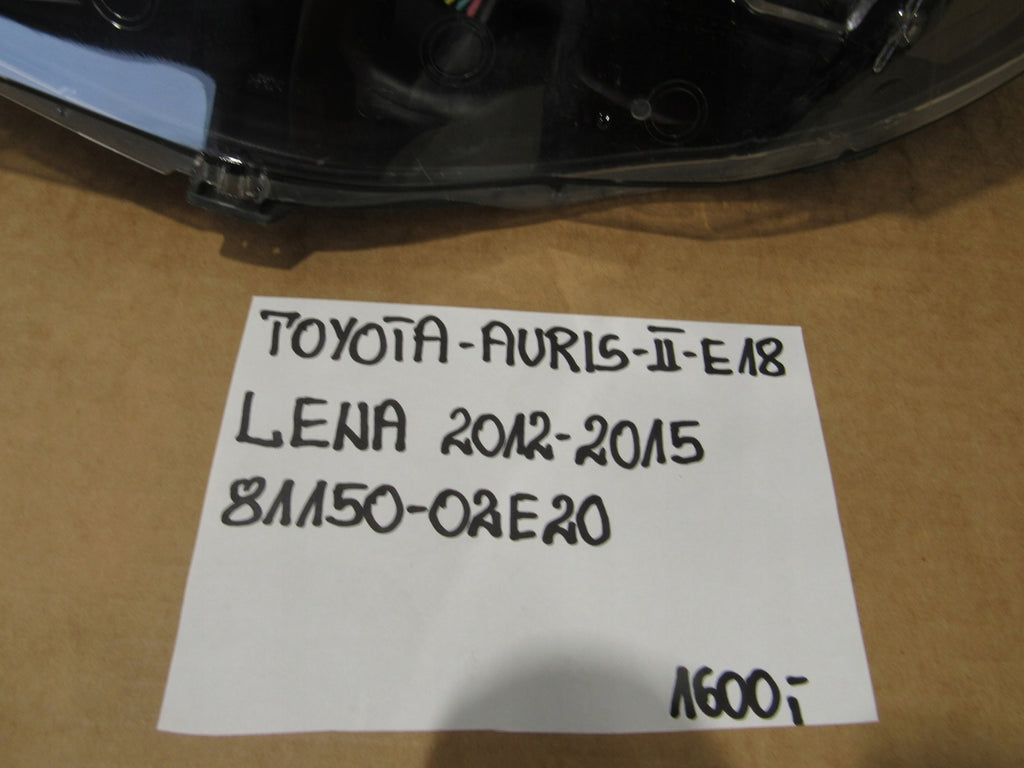 Frontscheinwerfer Toyota Auris 81150-02E20 Links Scheinwerfer Headlight SCH8042155905bp