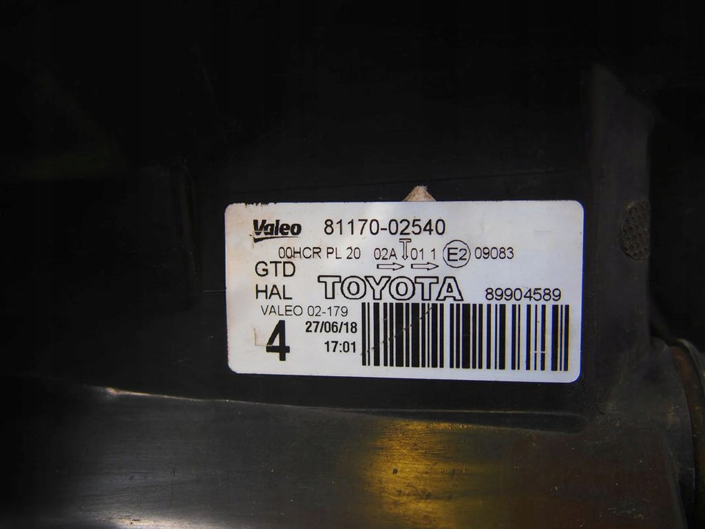 Frontscheinwerfer Toyota Auris 81170-02540 FALSE Scheinwerfer Headlight SCH8753392706tu