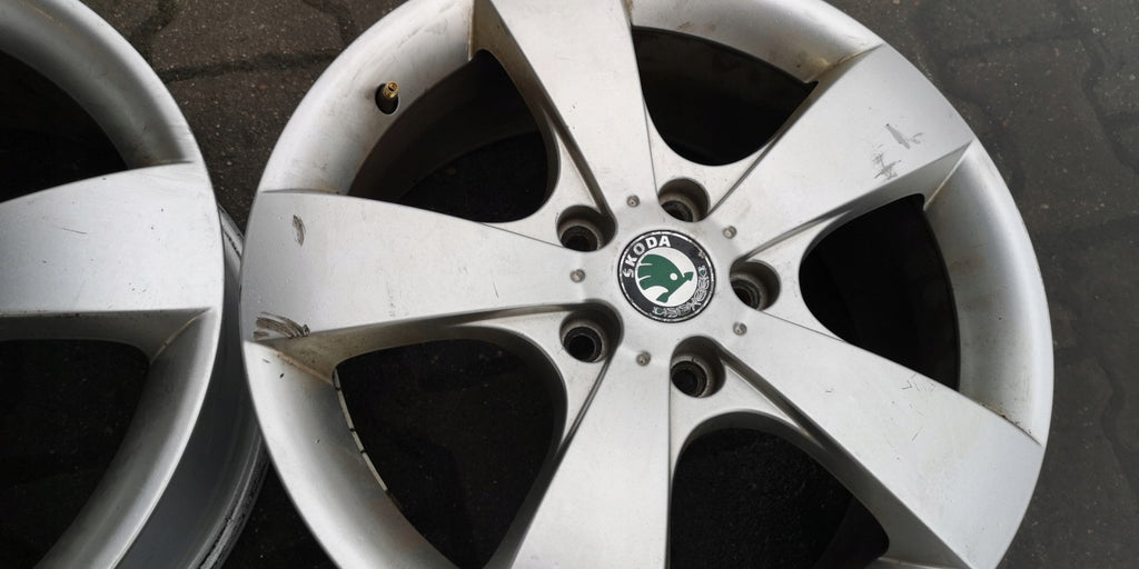 4x Alufelge 17 Zoll 7.0" 5x112 54ET 1Z0601025D Skoda Superb I Rim Wheel FEL1967127231vb