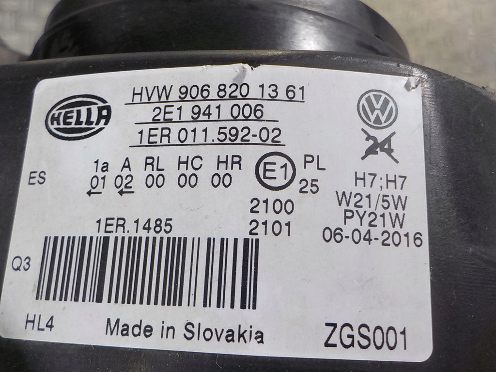 Frontscheinwerfer VW Crafter 2E1941006 Rechts Scheinwerfer Headlight SCH2955377319te