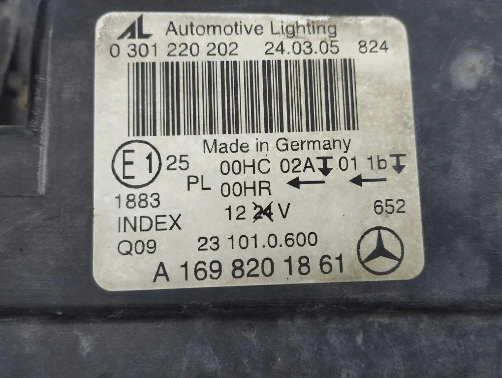 Frontscheinwerfer Mercedes-Benz A1698201816 Rechts Scheinwerfer Headlight SCH5328185589rt