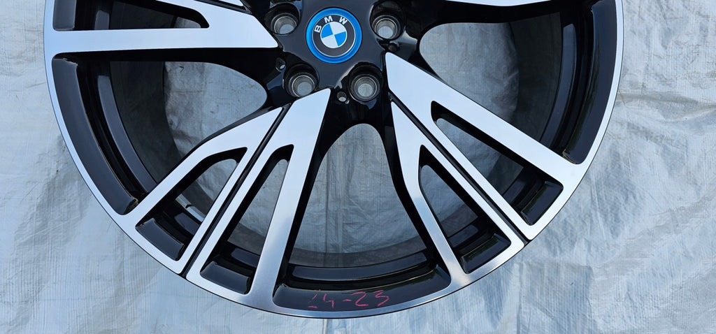 1x Alufelge 20 Zoll 8.5" 5x112 50ET Glanz Schwarz 6857573 BMW I8 Rim Wheel FEL4055089180ce