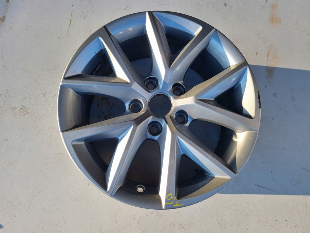 1x Alufelge 16 Zoll 7.0" 5x112 43ET Silber 5FA601025 Seat Leon Rim Wheel FEL1393451691zx