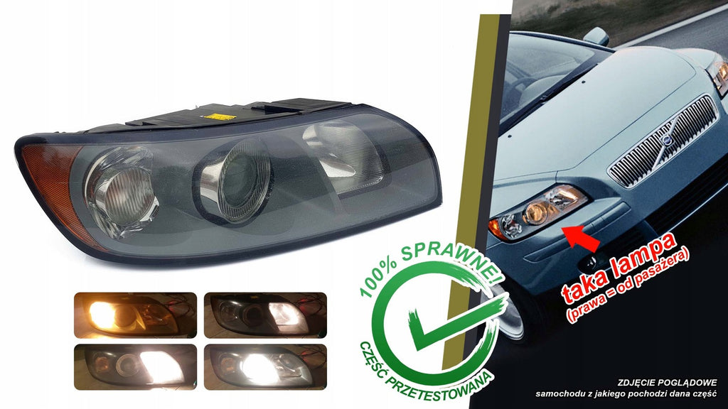 Frontscheinwerfer Volvo S40 30698886 Rechts Scheinwerfer Headlight SCH4311985428au