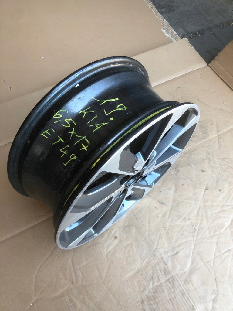 1x Alufelge 17 Zoll 6.5" 4x100 49ET Glanz Graphit 52910-H8500 Kia Stonic Mg FEL2039315423se