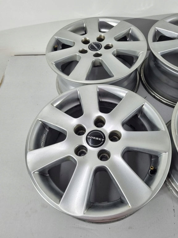 4x Alufelge 16 Zoll 6.5" 5x110 40ET Glanz Silber CVR265 Opel Rim Wheel FEL7420227923yr