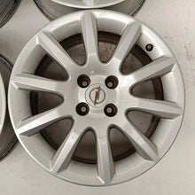 Load image into Gallery viewer, 4x Alufelge 16 Zoll 6.5" 4x100 37ET Glanz Silber Opel Meriva Rim Wheel FEL4360925643xq