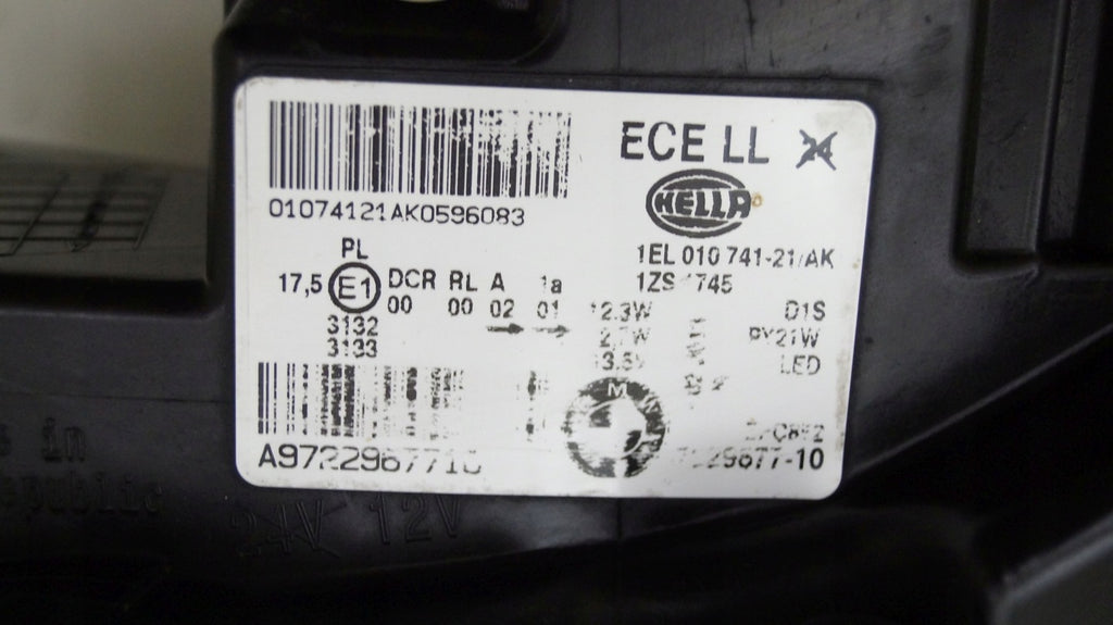 Frontscheinwerfer BMW 1 F21 F20 722967710 Xenon Links Scheinwerfer Headlight