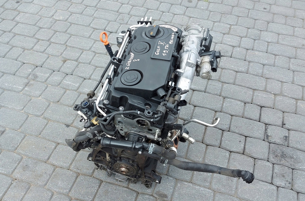 Motor Audi VW BLS 1.9 TDI 105PS 190TKm 2008 Diesel Engine Unkomplett