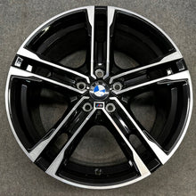 Load image into Gallery viewer, 4x Alufelge 18 Zoll 8.0" 5x112 57ET Glanz Schwarz 8092352 BMW 2 F45 1 F40 F46 FEL1673599668si