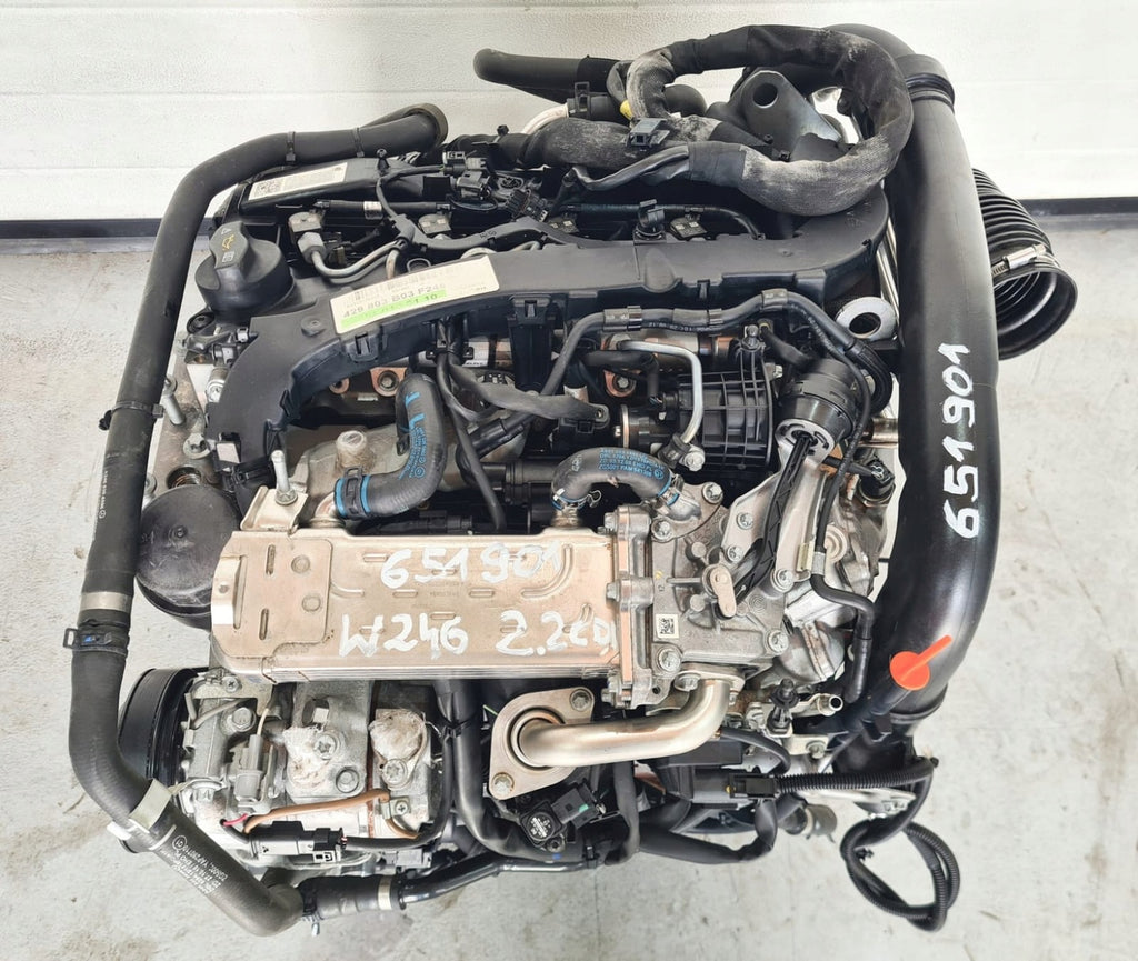 Motor Mercedes-Benz W246 651910 2.2 CDI 2012 Diesel Engine Komplett