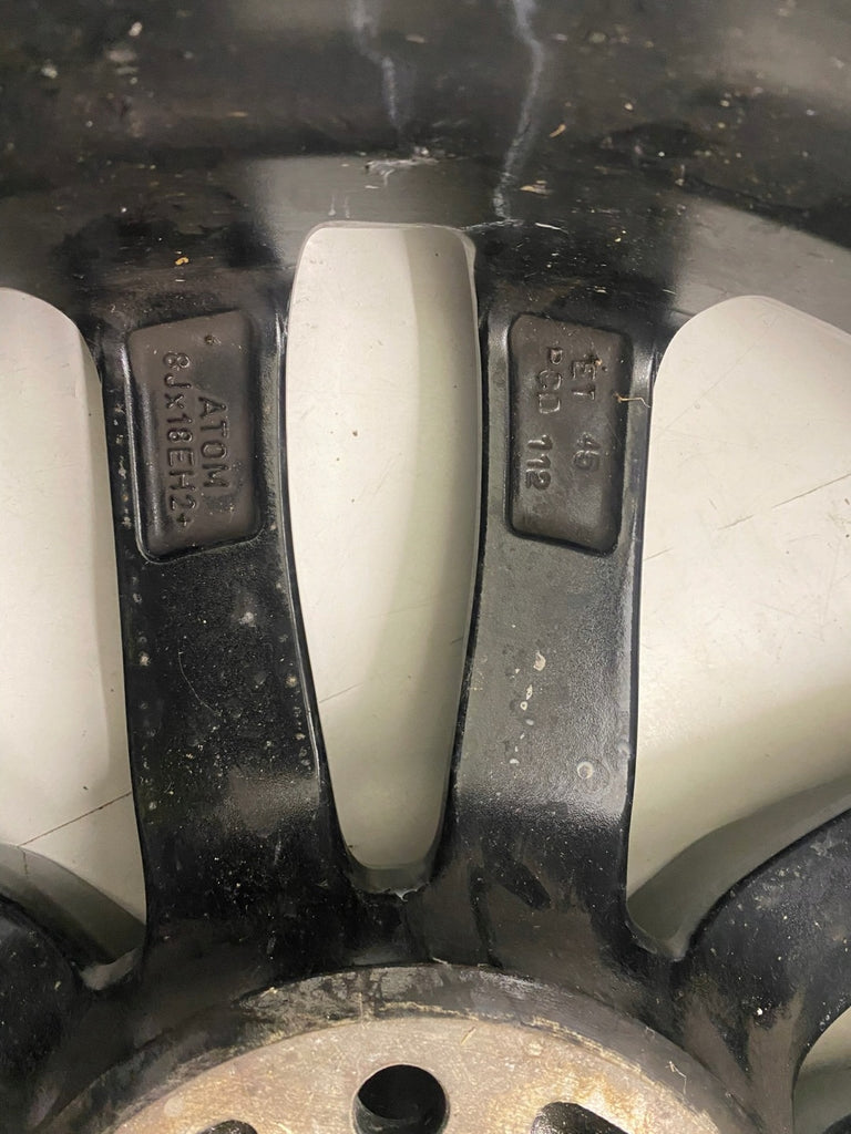 2x Alufelge 18 Zoll 8.0" 5x112 45ET Rim Wheel FEL2879497545eq