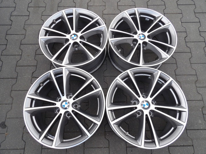 4x Alufelge 17 Zoll 7.5" 5x112 27ET Glanz Graphit BMW 5 G31 Rim Wheel FEL9130290842sq