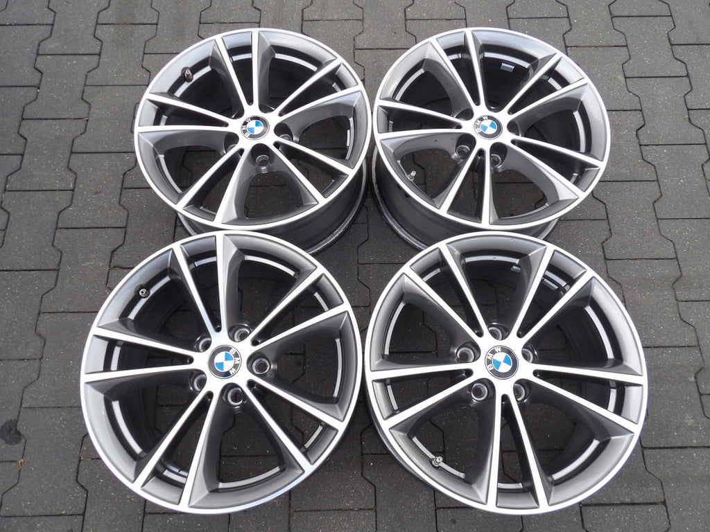 4x Alufelge 17 Zoll 7.5" 5x112 27ET Glanz Graphit BMW 5 G31 Rim Wheel FEL9130290842sq