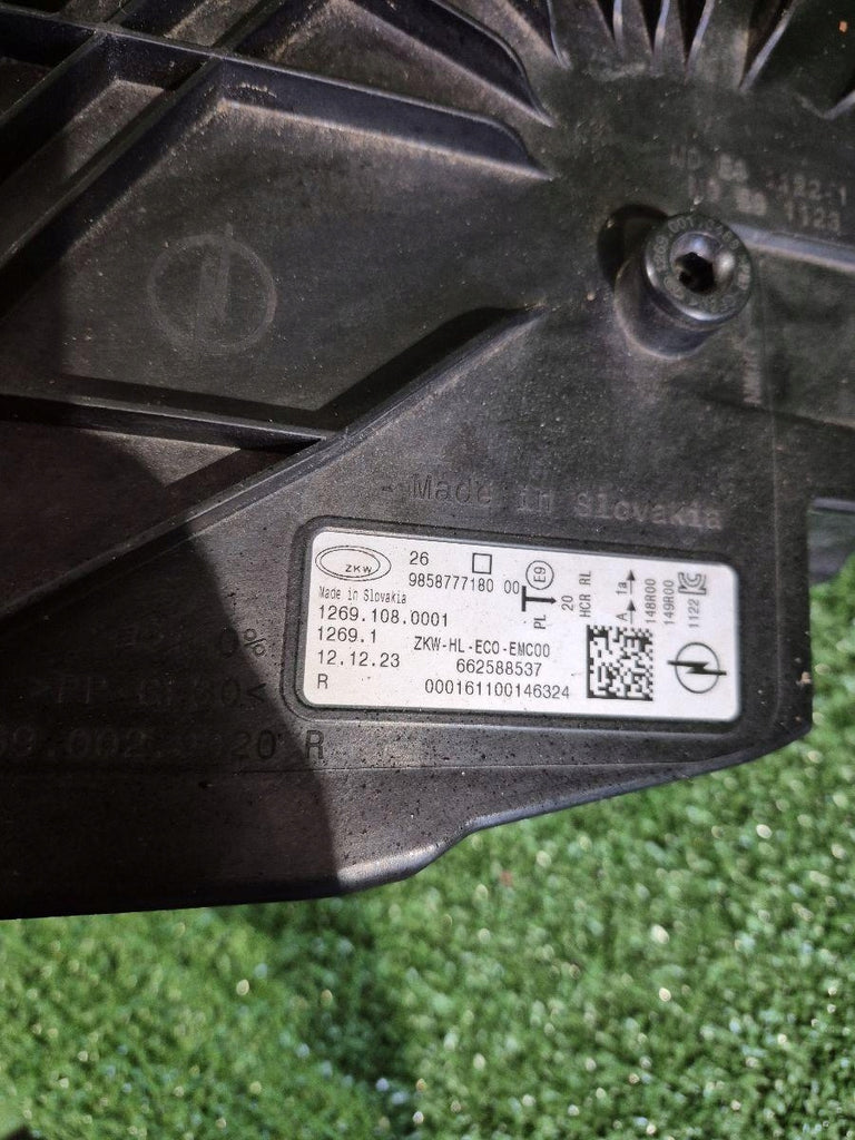 Frontscheinwerfer Opel Astra L 9858777180 LED Rechts Scheinwerfer Headlight SCH7495602509hd