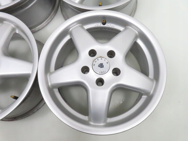 4x Alufelge 16 Zoll 7.5" 5x112 35ET Silber KBA44786 Audi I Rim Wheel FEL1423375521wm