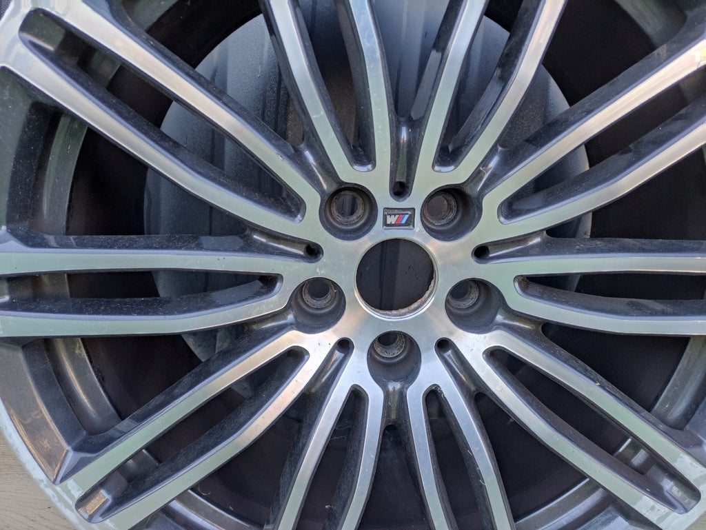 1x Alufelge 19 Zoll 9.0" 5x112 44ET Glanz Grau 7855086 BMW G31 G30 Mg Rim Wheel FEL4159592547jt