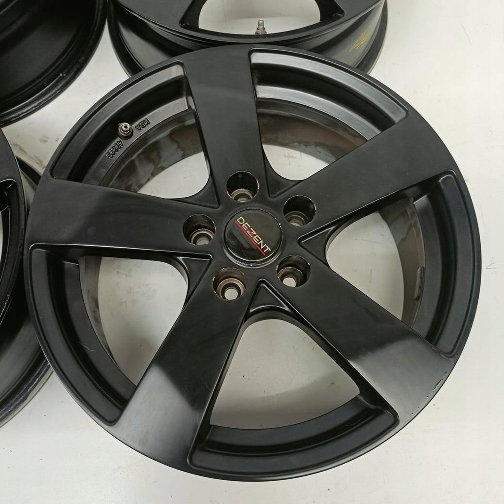 4x Alufelge 17 Zoll 7.0" 5x114.3 40ET Glanz Schwarz Toyota Corolla Rim Wheel FEL1304247263hv